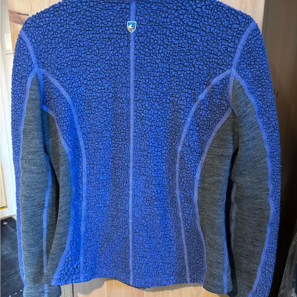 KUHL Kozet Full-Zip wool blend Jacket - Purple/gray, Size M - Picture 2 of 3
